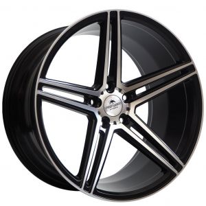 Janta aliaj Forzza Bosan 9x20 5x112 et35 Black Matt Face Machined