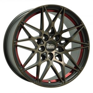 Janta aliaj MAM Felgen B2 8x18 5x112 et30 BRONZE RED INSIDE