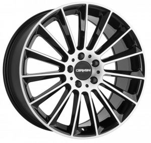 Janta aliaj Carmani 17 Fritz 9x18 5x112 et35 black polish