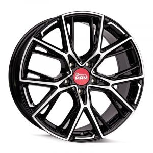 Janta aliaj MAM Felgen B4 8.5x19 5x112 et45 BLACK FRONT POLISH