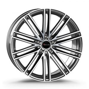 Janta aliaj AVUS AC-M08 9.5x21 5x112 et27 ANTHRACITE POLISHED