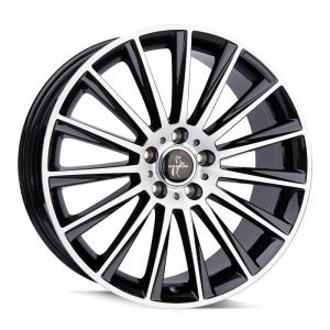 Janta aliaj Keskin Tuning KT18 7x17 5x112 et38 BLACK FRONT POLISH