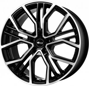 Janta aliaj Brock B41 9.5x21 5x112 et31 Schwarz Glanz Voll-Poliert