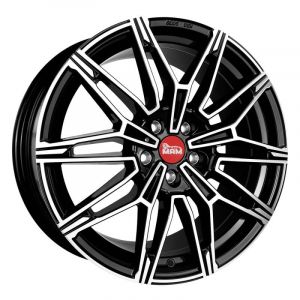 Janta aliaj MAM Felgen B3 8.5x19 5x112 et30 BLACK FRONT POLISH