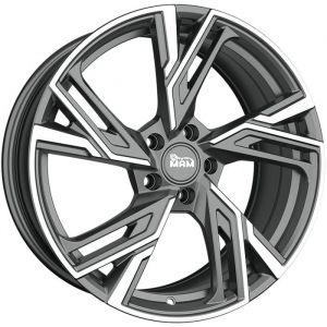 Janta aliaj MAM Felgen RS5 8x18 5x114.3 et45 PALLADIUM FRONT POLISH