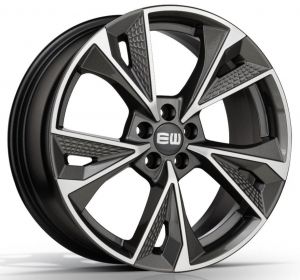 Janta aliaj Elite Wheels LUSTER 8x18 5x112 et45 PALLADIUM MATT POLISHED