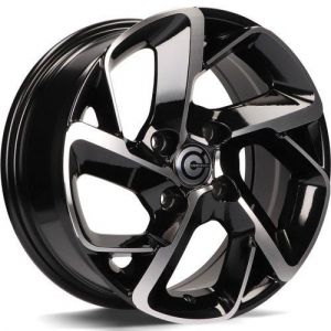 Janta aliaj Carbonado Nantes 7x16 4x108 et25 FP - Black Front Polish