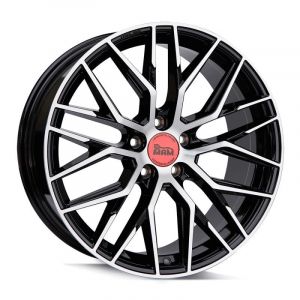 Janta aliaj MAM Felgen RS4 7x16 4x108 et35 BLACK FRONT POLISH