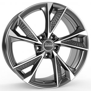 Janta aliaj MAM Felgen RS6 8x18 5x112 et30 PALLADIUM FRONT POLISH