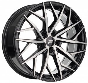Janta aliaj FLOWTEC VENTI 8x18 5x112 et45 black polish