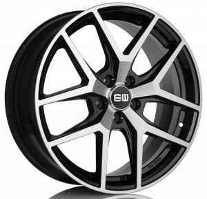 Janta aliaj Elite Wheels PENTAGON 7.5x18 5x112 et48 black polished