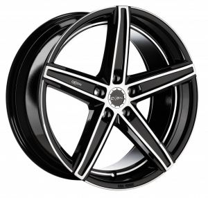 Janta aliaj Oxigin 18_E Concave Evolution 8.5x19 5x108 et45 black full polish