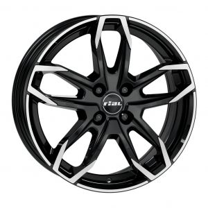 Janta aliaj RIAL LUCCA 6.5x16 4x108 et20 diamond-black frontpolished