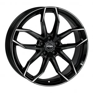 Janta aliaj RIAL LUCCA 7.5x17 5x114.3 et45 diamond-black frontpolished
