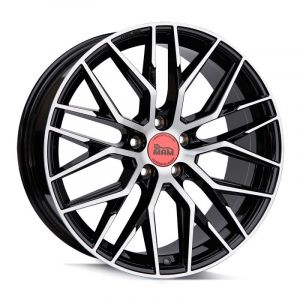 Janta aliaj MAM Felgen RS4 7x16 4x108 et20 BLACK FRONT POLISH