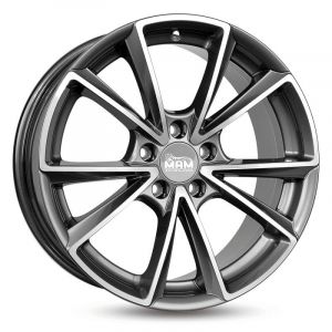 Janta aliaj MAM Felgen A5 8x18 5x112 et35 PALLADIUM FRONT POLISH